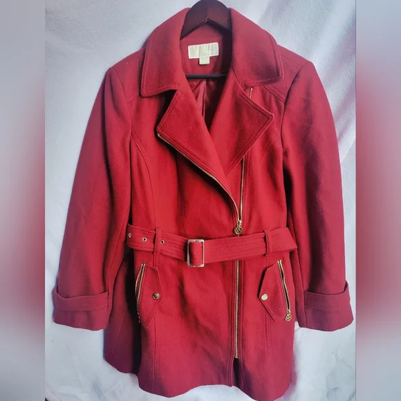 Michael Kors | Red Coat - Picture 2 of 10